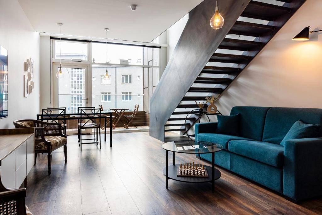 Downtown Loft with Balcony & Parking — 1